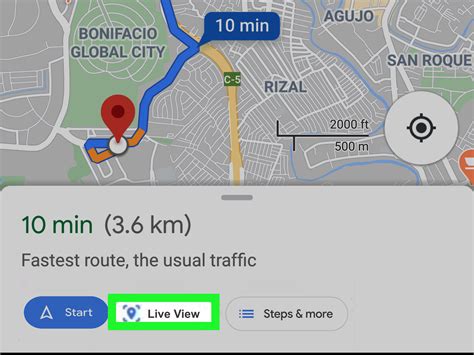 google live maps.